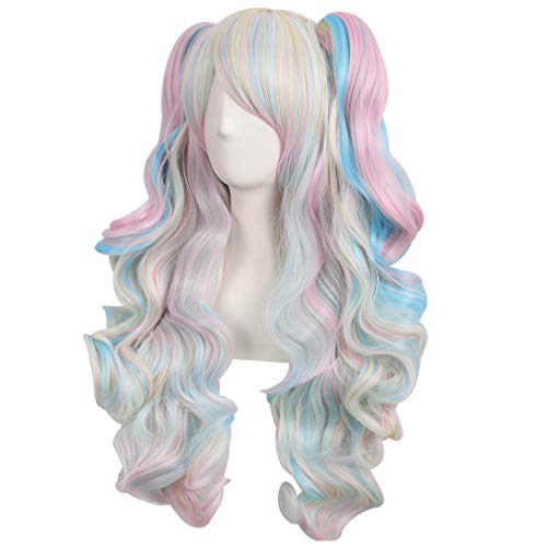 Unicorn Pastel Coloured Hair Piece Wig 