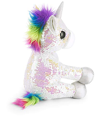 Rainbow Unicorn Soft Toy | Sequined 