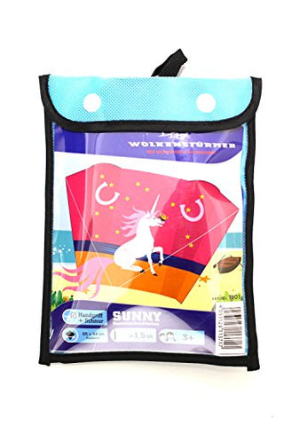 Wolkenstürmer - Sunny Children's Unicorn Kite For The Beach