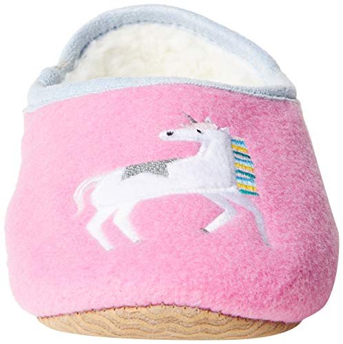 Fluffy Unicorn Slipper | Soft Toy Set | Pink