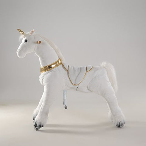 Large Sit On Mechanical Unicorn Rocking Horse Toy, Ride On | Ages 6 To Adult | UFREE