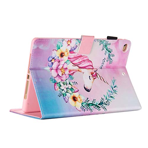 Cute Floral Unicorn iPad Case For Girls 