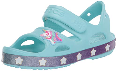 Turquoise Unisex Kids’ Crocs Unicorn Charm with stars 