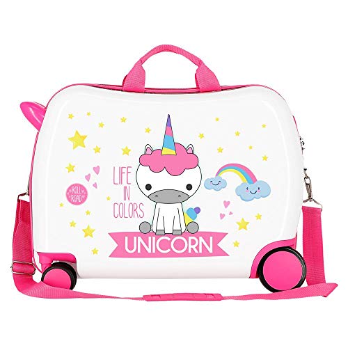 Little Me Unicorn Ride-on Suitcase |Rolling Suitcase Luggage