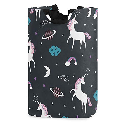 Unicorn Space Design Laundry Bag Toy Storage 