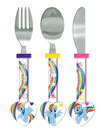 My Little Pony Cutlery Set, 3 piece, Knife/Fork/Spoon, Multi-colour