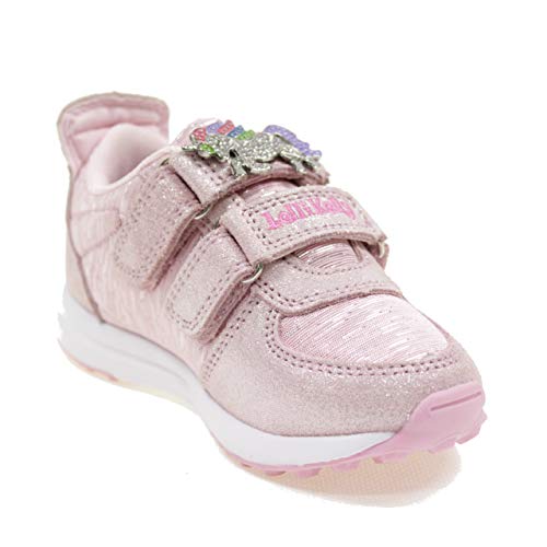 Lelli Kelly Rose Gold Pink Shimmer Unicorn Adjustable Shoes Trainers ...