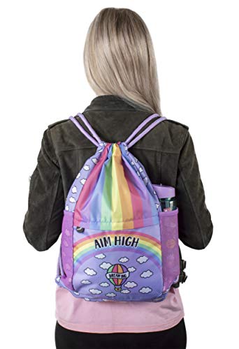 Kids Rainbow Drawstring Bag