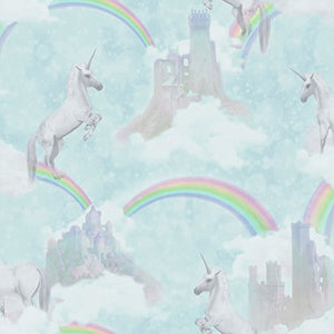 unicorns and rainbows wallpaper