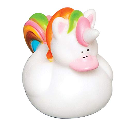 Rainbow Unicorn Rubber Ducks Bath Toy 