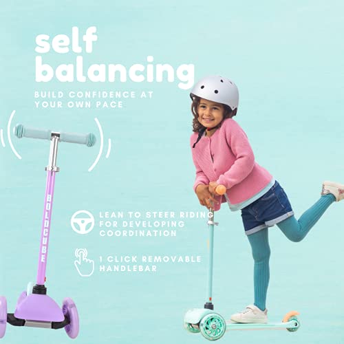 Kids Tri Wheel Scooter | Purple | Pastel Colours 