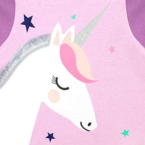 Pink & Purple Unicorn Girls T-Shirt | Harry Bear