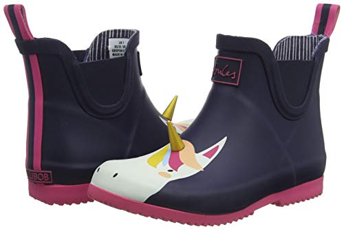 Navy Unicorn Wellibob Boots 