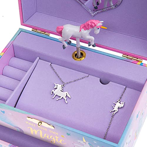 Unicorn Jewellery Box With Music | Lilac 