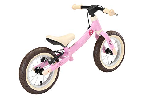 BIKESTAR | Pink Unicorn Balance Bike With Brakes 