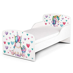 Unicorn Toddler Bed With Fully Sprung Mattress | Price Right Home 