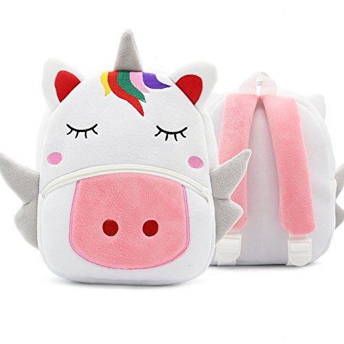 Unicorn backpack plush toy 