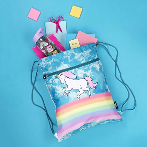 Kids Unicorn School Bag Rainbows and Unicorns 
