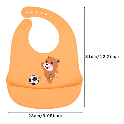Assorted Design Silicone Baby Bibs | Waterproof | Unicorn Design