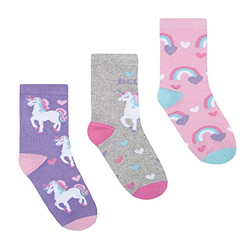 Multicoloured Unicorn Novelty Socks Girls