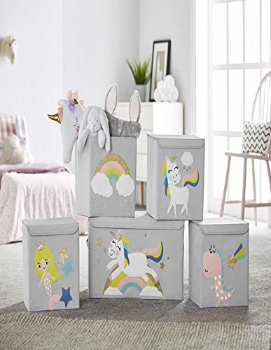 Unicorn Toy Storage Box for Kids 