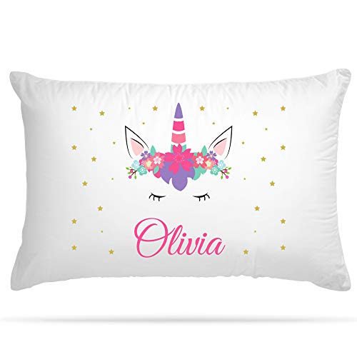 Personalised Unicorn Pillow Case Cover