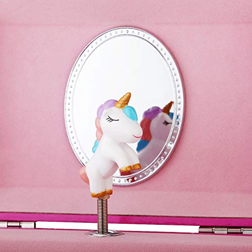 Musical Unicorn Jewellery Box Spinning Unicorn 