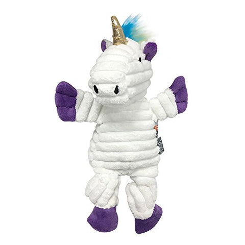 Corduroy Unicorn Dog Toy | Small, 10" | Squeaker Toy