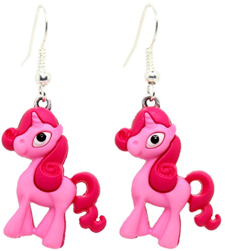 Bluebubble I AM A UNICORN Pink Unicorn Earrings With FREE Gift Box