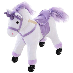 Kids Ride On Walking Unicorn | For Age 3+ | Purple & White 