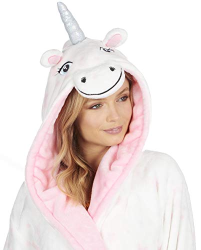 Hooded Unicorn Soft Fluffy Dressing Gown 