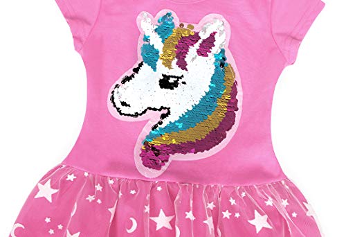 Sequined Unicorn Tulle Skirt And Top For Girls 
