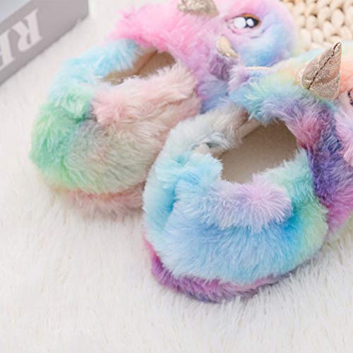 Fluffy Unicorn Slippers | For Kids 