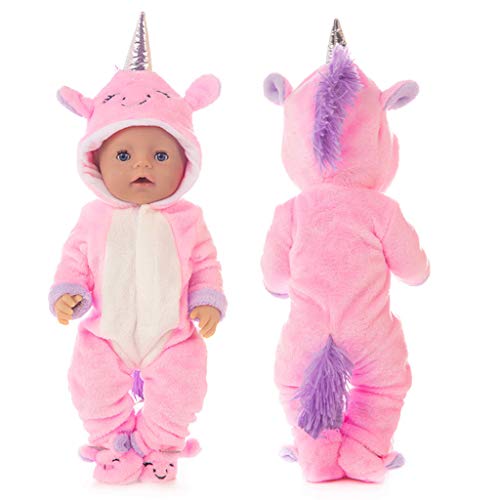 Cute Pink Unicorn Dolls Outfit | 43cm 