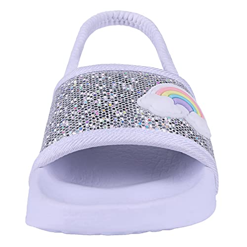 Sequined Rainbow Unicorn Sliders | For Girls