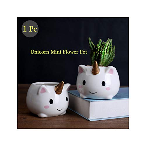 unicorn mini flower pot