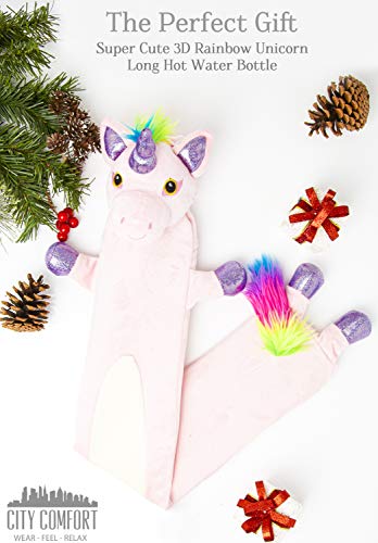Xmas Unicorn Gift | Unicorn Hot Water Bottle 