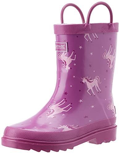 Regatta Kids Unicorn Wellies | UK | Pink