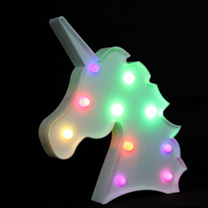 Unicorn LED colour changing table lamp