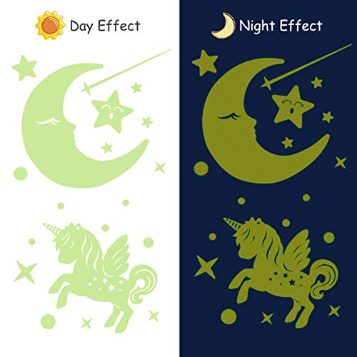 Unicorn Glow In The Dark Stickers 