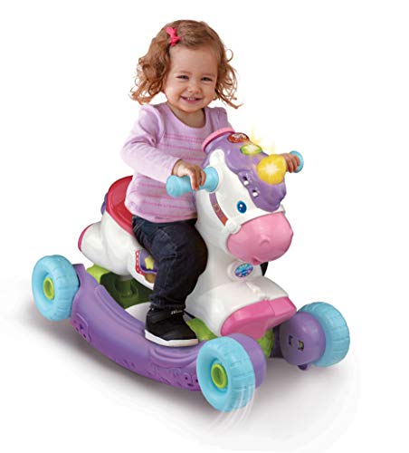 Vtech Rocking Unicorn VTech Rock and Ride Unicorn Baby Ride On Toy | Interactive Learning ...