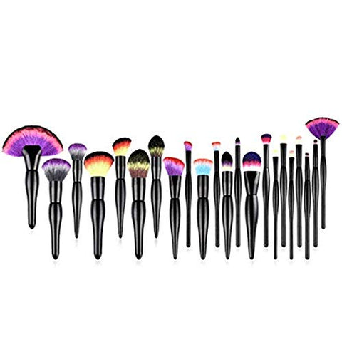 Cool Rainbow Makeup Brush Set