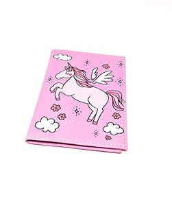 Unicorn Passport Cover Holder | Girls Women's Holiday | Pink