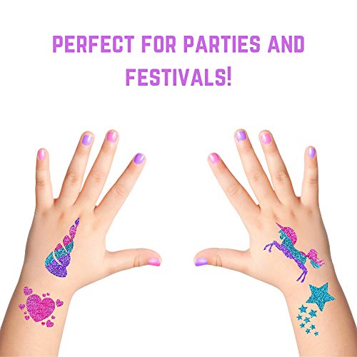 GirlZone Unicorn Glitter Tattoo Studio | Great Gift For Girls