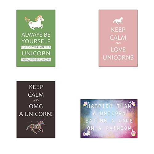 Unicorn Quote Postcards Motivational 