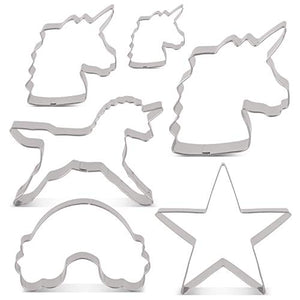 unicorn themed cookie cutters