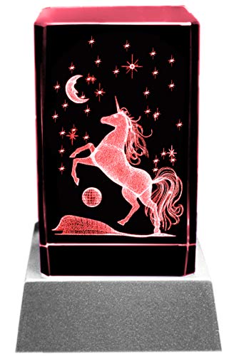 Unicorn 3D Laser Engraved Decorative Lamp