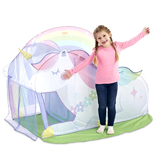 Unicorn pop up tent for indoor and outdoor use