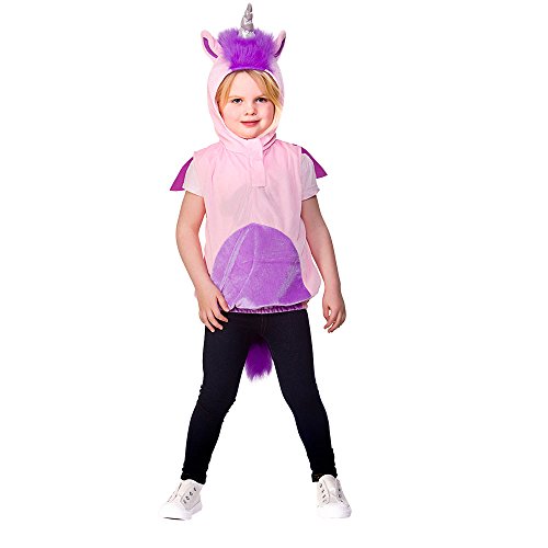 Unicorn Animal Tabard | Fancy Dress Costume (One Size 3-5 years) | Kids | Purple