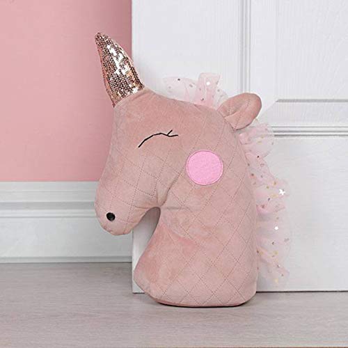 Kids Bedroom Blush Pink Unicorn Door Stop